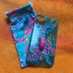Floral Phone Case with Pouch